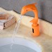Gangang Full Brass Touchless Automatic Color Faucet Cold and Hot Dolphin Sensor School and Children Tap (D) - B07CKRN3H4